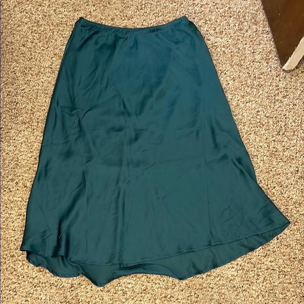 Elegant Teal Skirt